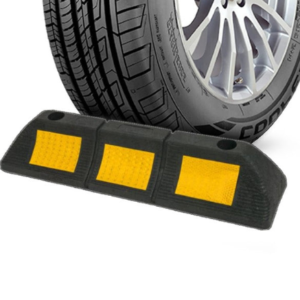 Opritor roti auto reflectorizant, pentru locul de parcare sau blocare roti