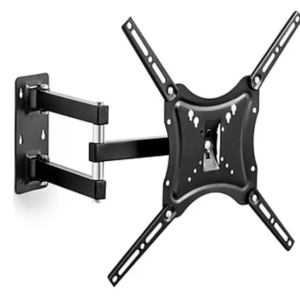 Suport TV de perete HDL-117B-2, Doua brate, Reglabil, 14-55, Negru