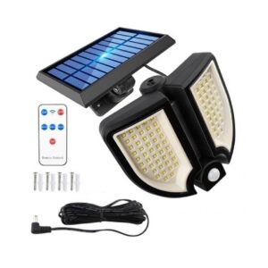 Lampa solara 90 LED, senzor de miscare, telecomanda